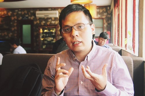 Ông Phạm Hiệp, nhà nghiên cứu về giáo dục