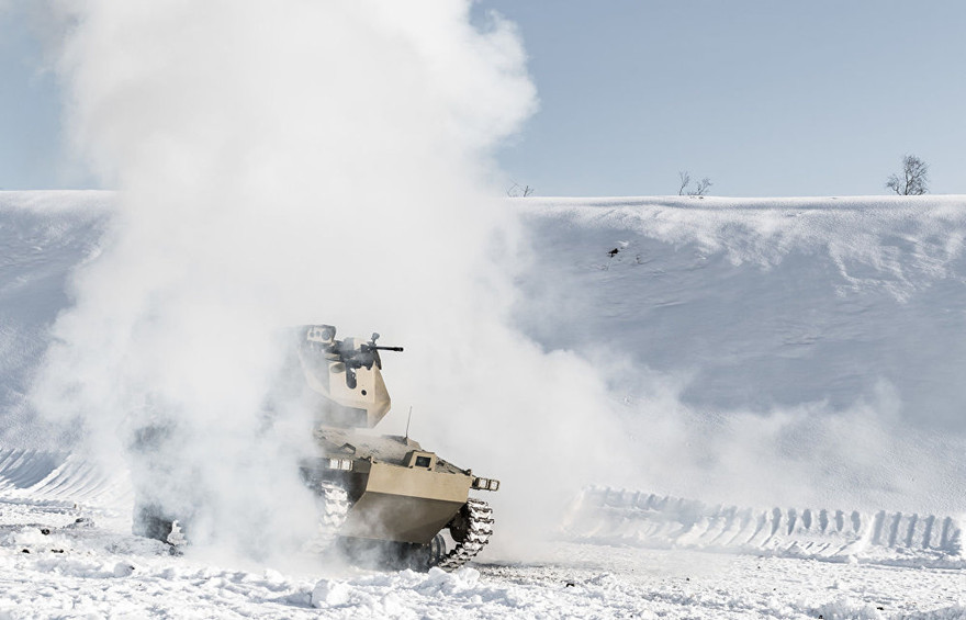 Nga thử nghiệm robot chiến đấu trong điều kiện thời tiết khắc nghiệt