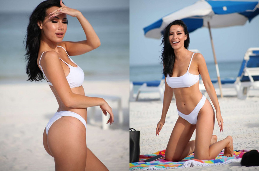 Vóc dáng tuyệt mỹ của Hoa hậu Virgin Island 