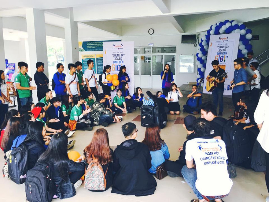 Chương trình âm nhạc đường phố. Ảnh; Tiến Phi