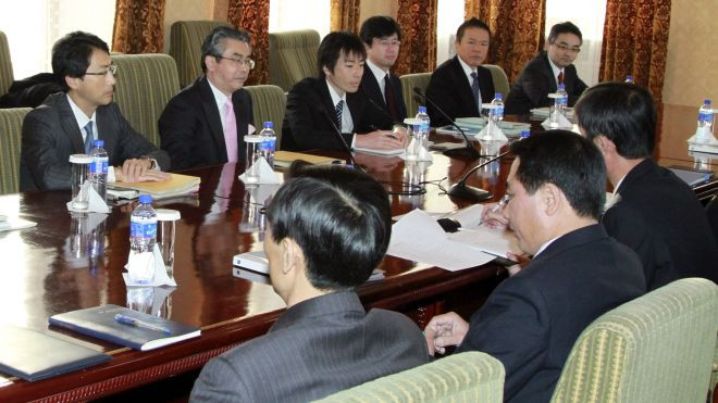 Một cuộc đàm phán giữa quan chức Nhật Bản và Triều Tiên