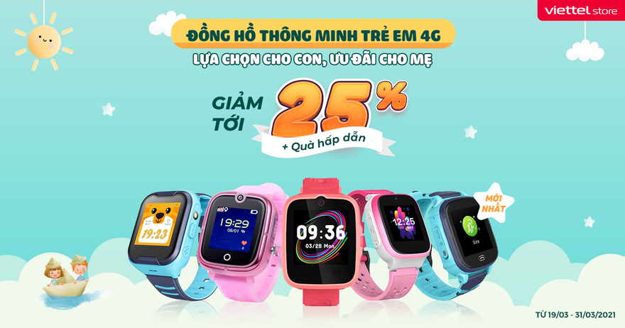 Đồng hồ thông minh 4G - Trang bị tốt nhất dành cho trẻ nhỏ