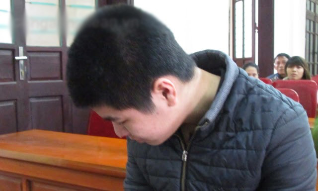 Bị cáo Trần Ngọc Quân tại tòa.