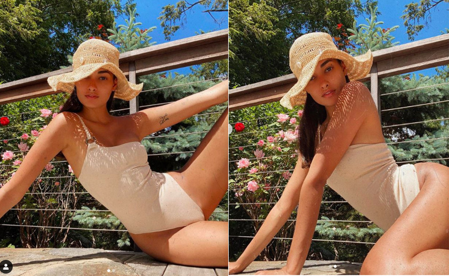 Siêu mẫu 9x Brazil phô đường cong thể hình đẹp mê mẩn với áo tắm 