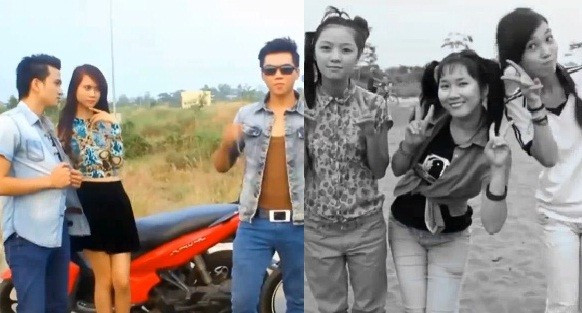 Phản cảm clip sự khác biệt giữa thành phố và nhà quê 