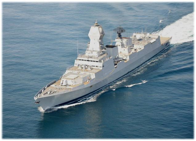 Tàu khu trục tàng hình lớp Kolkata của Ấn Độ