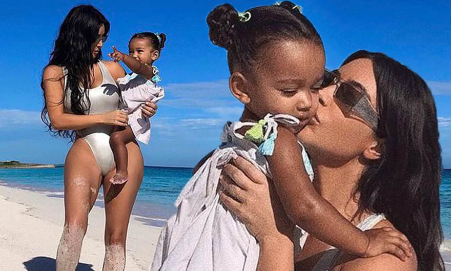 'Kim siêu vòng 3' tung ảnh áo tắm khoét hông cao táo bạo 'nảy lửa'