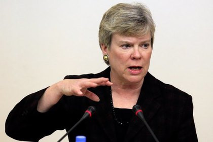Thứ trưởng Ngoại giao Mỹ phụ trách An ninh quốc tế và kiểm soát vũ khí Rose Gottemoeller. Ảnh: AP