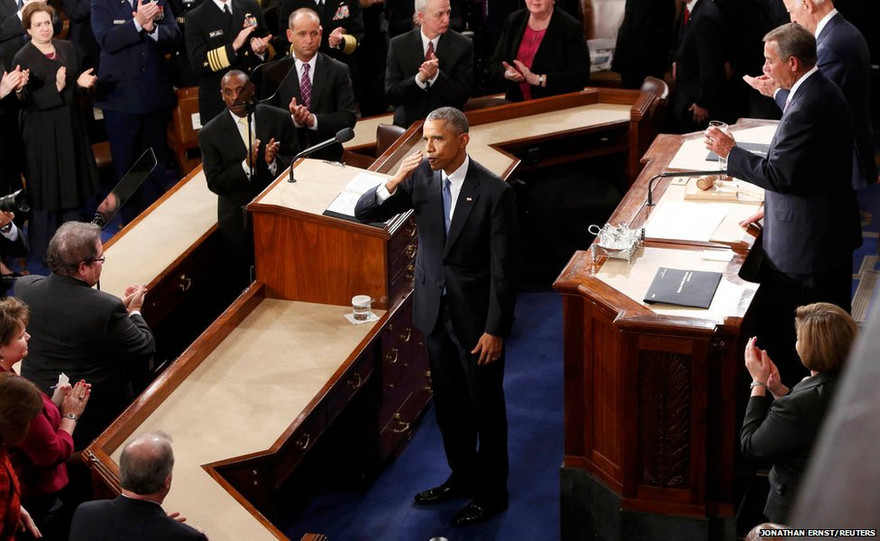 Tổng thống Mỹ Barack Obama tuyên bố nước Mỹ đã khoát khỏi cuộc khủng hoảng tài chính và cam kết đưa ra các chính sách kinh tế mới có lợi cho tất cả người Mỹ.