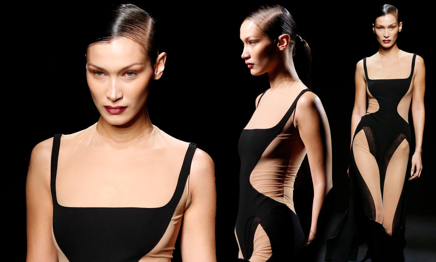 Không nội y catwalk, Bella Hadid khoe đường cong tuyệt mỹ 'thôi miên' người nhìn