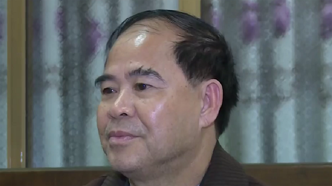 Ông Đinh Bằng My, Hiệu trưởng Trường phổ thông dân tộc nội trú huyện Thanh Sơn vừa bị khởi tố, bắt tạm giam về tội “Dâm ô đối với người dưới 16 tuổi”. (Ảnh: VTV24)