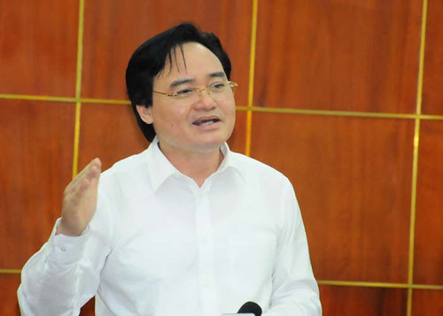 Bộ trưởng Phùng Xuân Nhạ khẳng định, từ sang năm sẽ có ngưỡng đảm bảo chất lượng đầu vào riêng đối với ngành sư phạm.