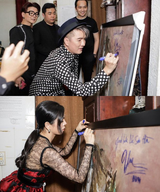 Mr Đàm xin lỗi vì ký tên lên tranh, đáp trả gay gắt những lời miệt thị