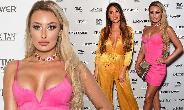 Dàn sao truyền hình thực tế Anh váy áo xúng xính gợi cảm đi sự kiện