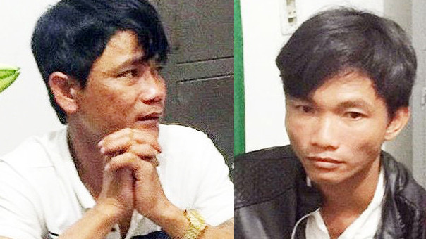 Trần Văn Luận và Lê Hồng Tân tại cơ quan điều tra