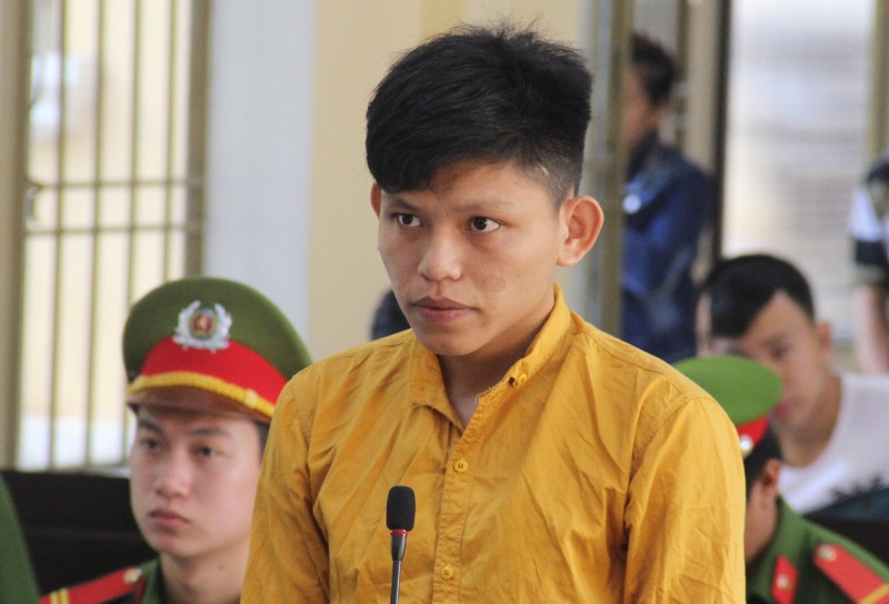 Bị cáo Tâm tại tòa. ảnh T.S