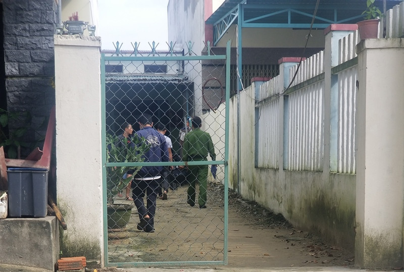 Nhà anh H. nơi phát hiện vụ việc. Ảnh T. S