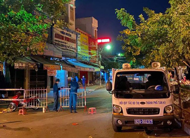 Khu vực nơi cháu bé 11 tuổi nghi mắc COVID-19