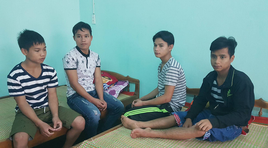 4 nạn nhân vừa được giải cứu khi đang ở khu vực biên giới, chuẩn bị đưa sang Trung Quốc