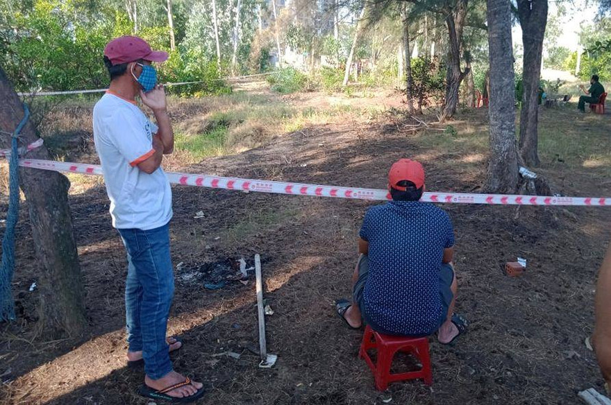 Hiện trường vụ việc. ảnh CTV