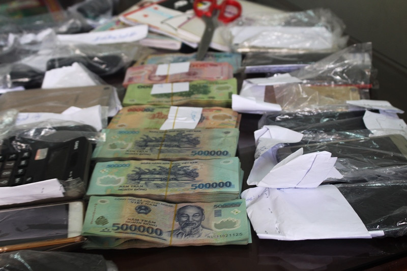 Tang vật vụ án - ảnh C.A