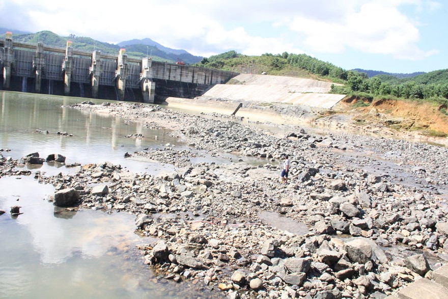 Khu vực nơi ông Xuyến bị nước cuốn mất tích