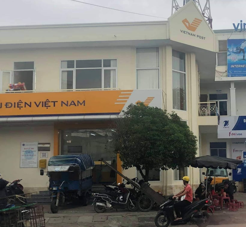 Bưu điện thị xã Điện Bàn. Ảnh Đ.H