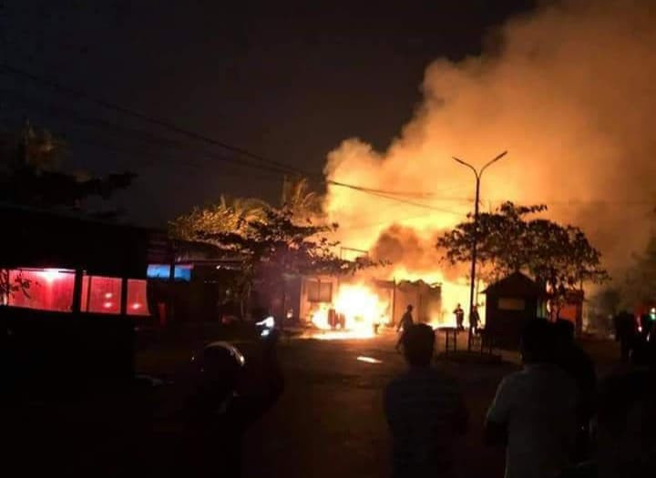 Hiện trường vụ cháy