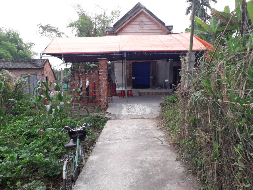 Ngôi nhà anh Đạt nơi xảy ra vụ việc. Ảnh CTV