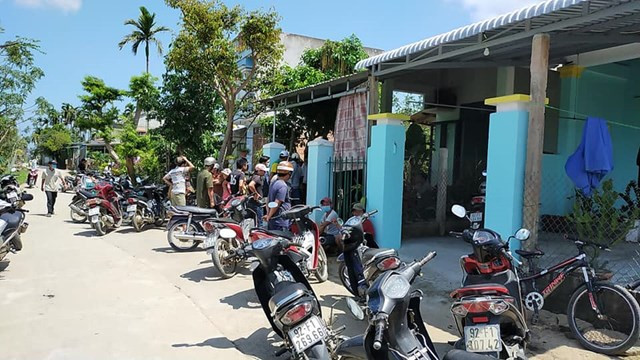 Ngôi nhà bà T. nơi xảy ra vụ việc. ảnh CTV