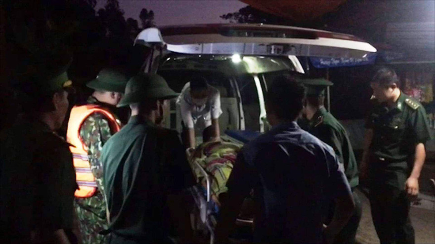 Dù được đưa đi cấp cứu nhưng ngư dân không qua khỏi. - Ảnh: H. A