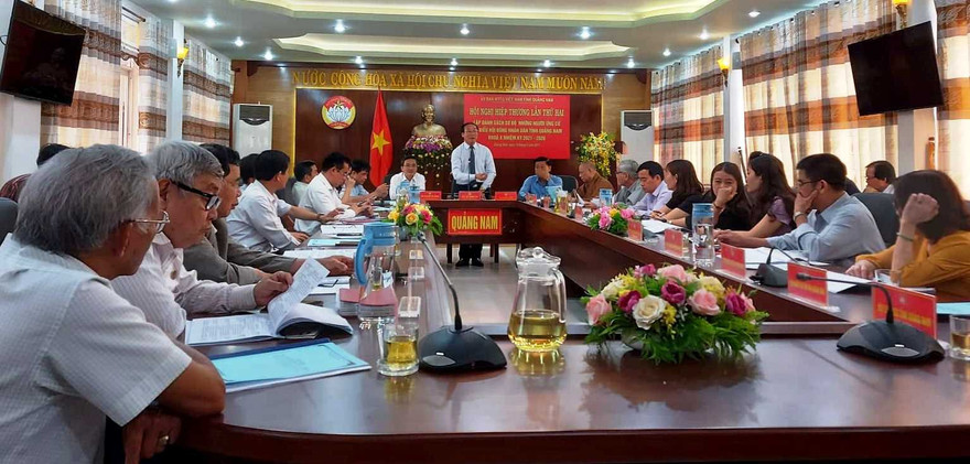 Ủy ban Mặt trận Tổ quốc Việt Nam tỉnh Quảng Nam tổ chức Hội nghị hiệp thương lần thứ 2. Ảnh H. Văn