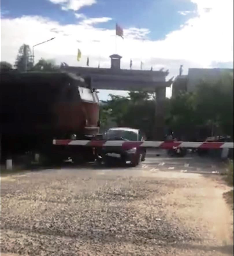 Hiện trường vụ tai nạn. Ảnh CTV