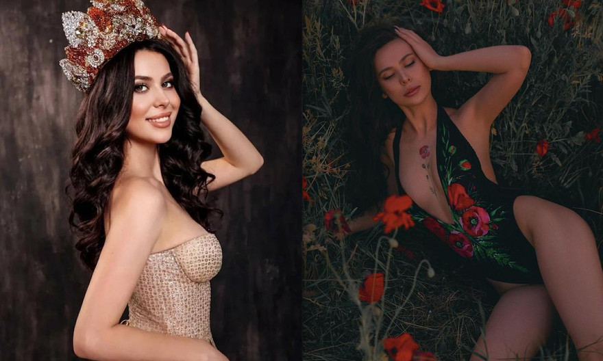 Mẫu nữ sở hữu đường cong 'nảy lửa' đăng quang Hoa hậu Trái đất Crimea
