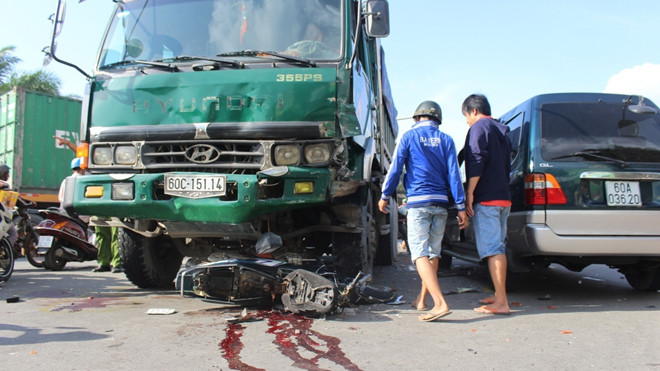 Hiện trường vụ tai nạn