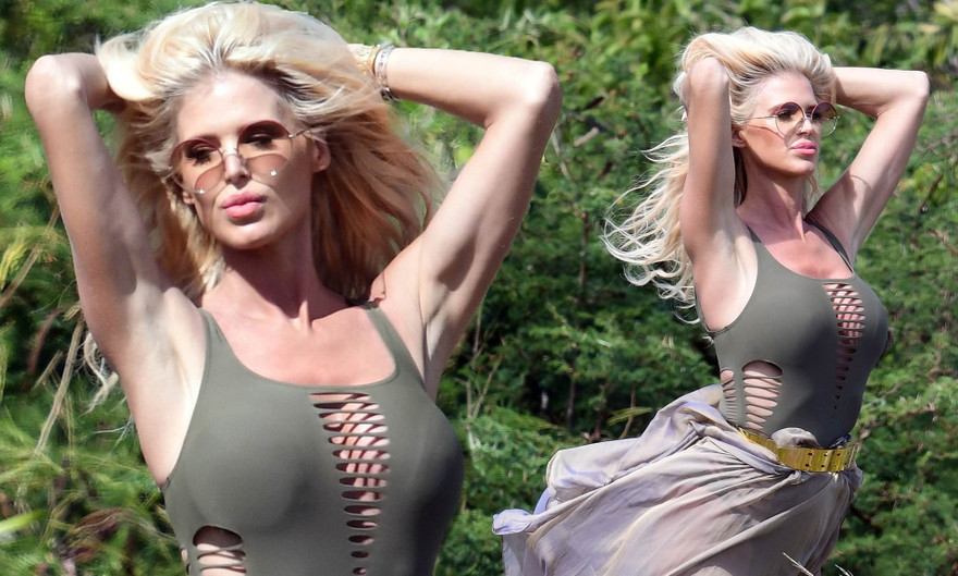 Hoa hậu Thuỵ Điển chụp ảnh đồ bơi, đẹp ngỡ ngàng ở tuổi 46