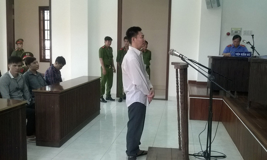 Hà Ngọc Lâm tại tòa ngày 24/7. Ảnh: Tân Châu.