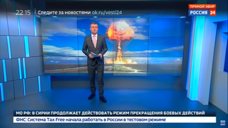 Truyền hình Nga hướng dẫn người dân sẵn sàng đối diện chiến tranh