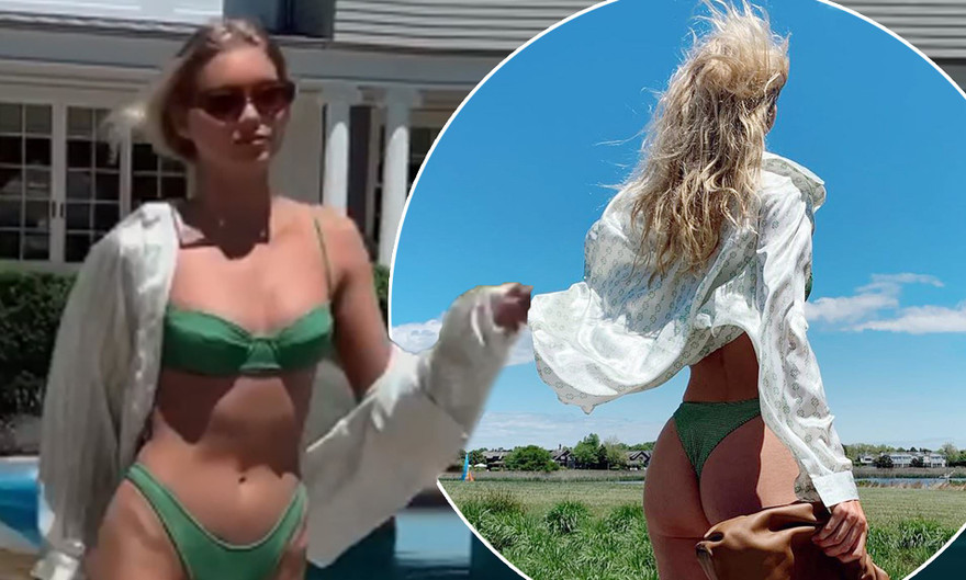 'Thiên thần nội y' Elsa Hosk dáng đẹp như tạc tượng với bikini nhỏ xíu