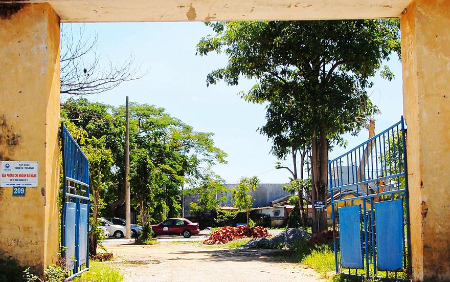 Khu đất 209 Trường Chinh liên quan đến vụ án Phạm Công Danh tại TP Đà Nẵng. Ảnh: Đồng Thanh
