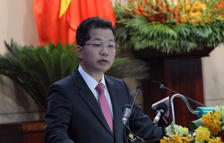 Ông Nguyễn Văn Quảng, Bí thư Thành uỷ Đà Nẵng phát biểu chỉ đạo tại kỳ họp thứ 17, HĐND TP Đà Nẵng khoá IX (nhiệm kỳ 2016 - 2021). Ảnh: Nguyễn Thanh