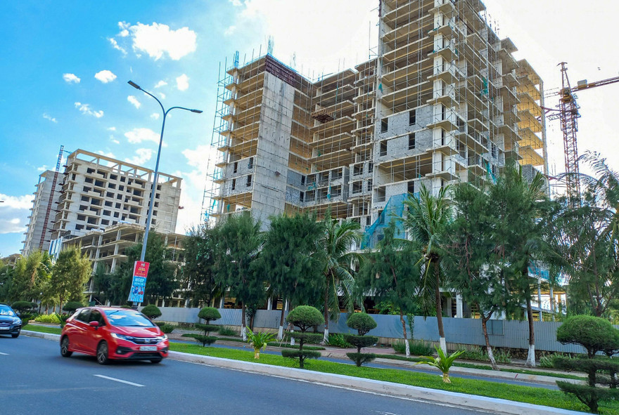 Một góc tại dự án ở Đa Phước (Đà Nẵng). 