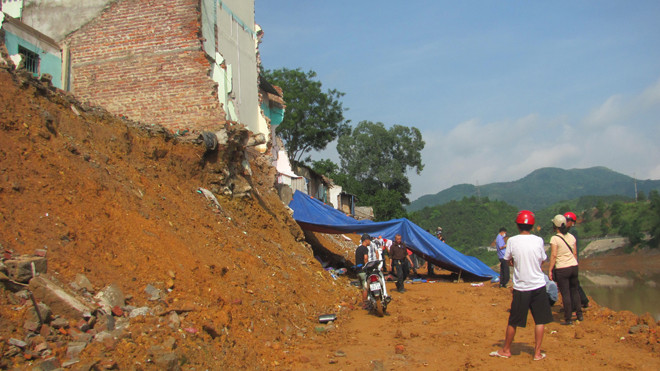 Hiện trường nơi phát hiện thi thể thanh niên xấu số. Ảnh: Duy Chiến