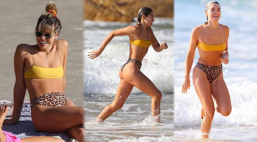 Ashley Hart phô thể hình đẹp như tạc tượng giữa biển trời nước Úc