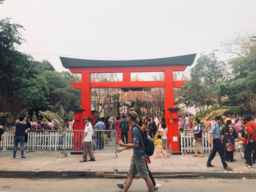 Những hình ảnh đẹp tại lễ hội hoa anh đào