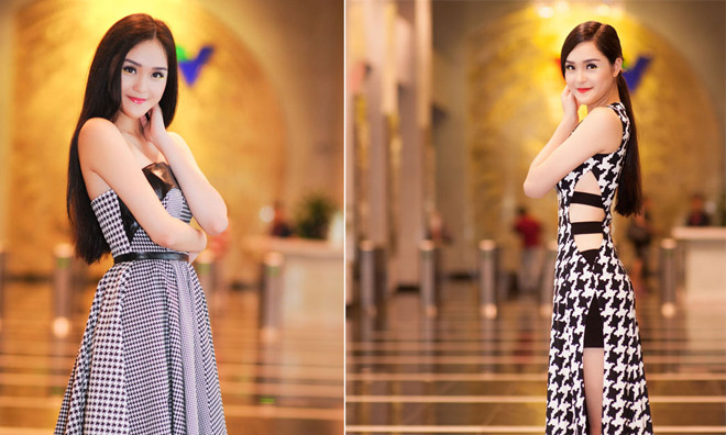 Á hậu Hoàng Anh xuất hiện gợi cảm sau giảm cân 