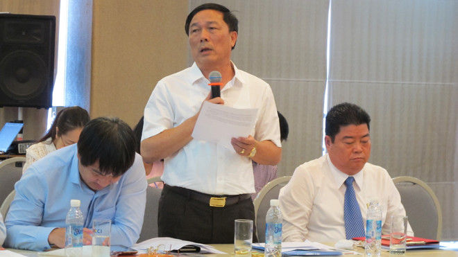 Ông Nguyễn Văn Đệ, Chủ tịch Hiệp hội DN Thanh Hoá cho rằng, DN nhỏ và vừa như “cá nằm trên thớt”. Ảnh: Phạm Anh 