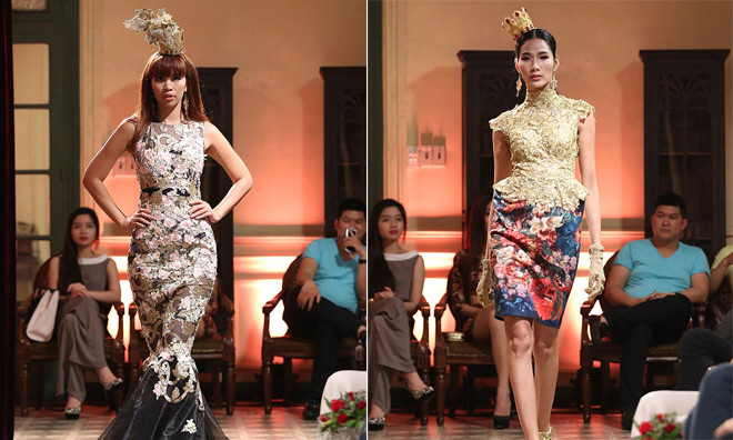 Hà Anh, Hoàng Thùy hóa bà hoàng uy quyền trên sàn diễn