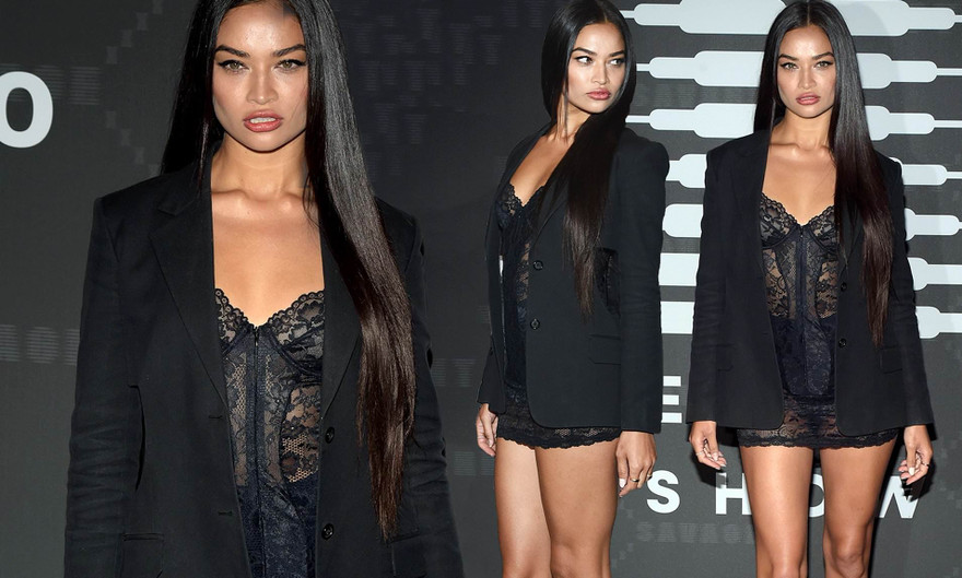 Siêu mẫu Úc Shanina Shaik khoe dáng săn chắc nóng bỏng với váy ren ngắn