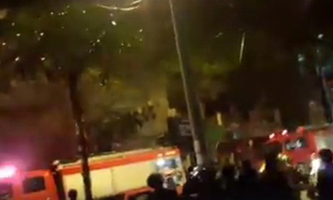 Hiện trường vụ cháy. Ảnh CTV.